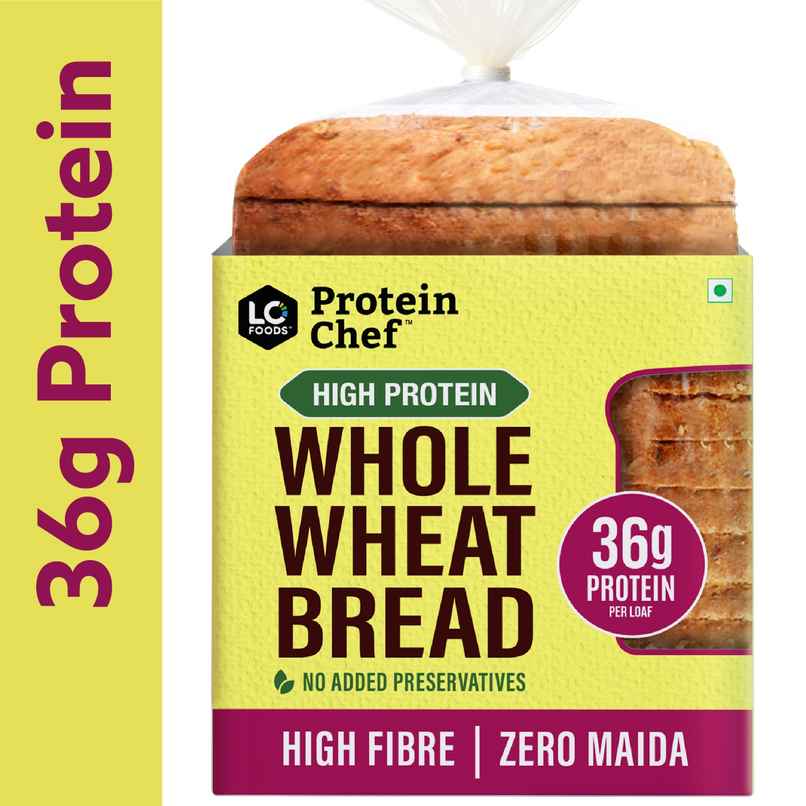 Protein Chef Whole Wheat Bread | High Protein | Zero Maida | Atta Bread