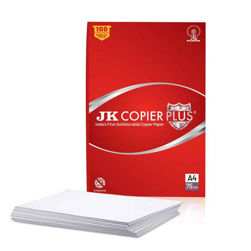 JK Paper Copier Plus Antimicrobial - 75 GSM | A4 | 100 Sheets