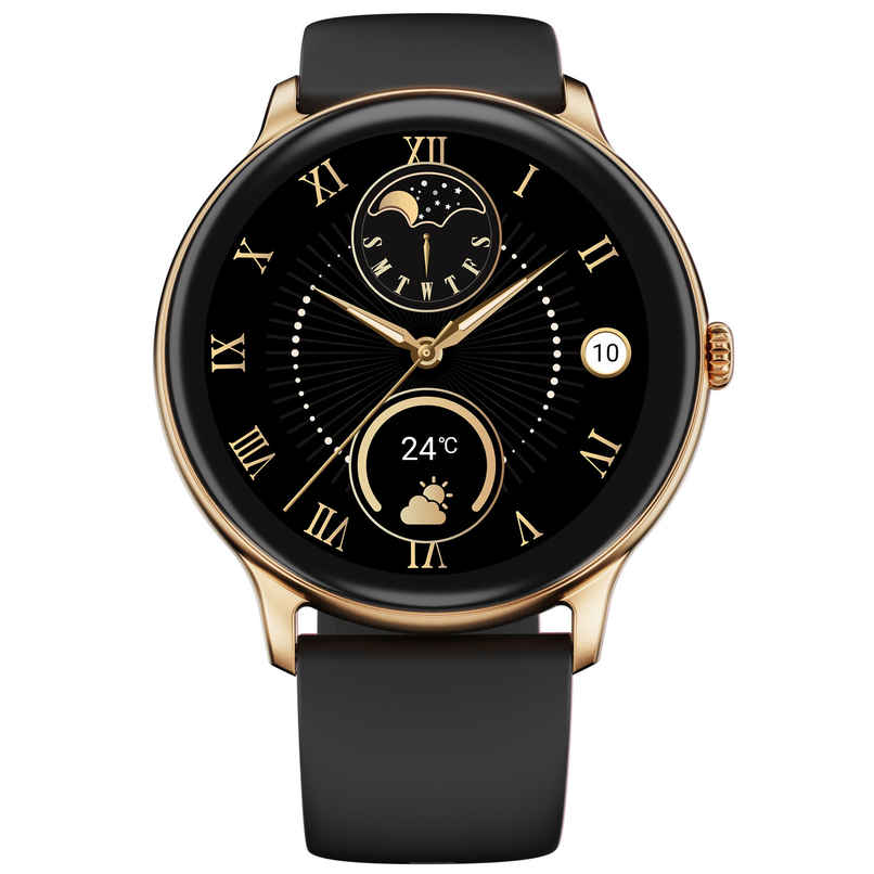 Fire Boltt Orbix 1.39 TFT BT Calling Smart Watch | Gold Black