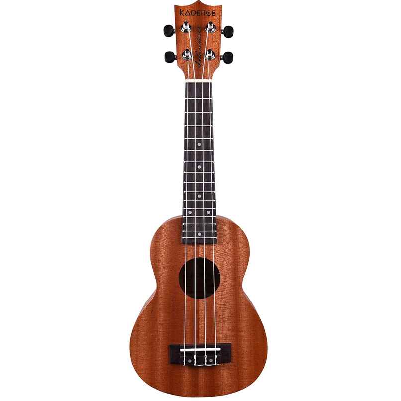 Kadence Wanderer Mahogany Ukulele, 21 Inch Soprano, Free Learning Course, Bag, Tuner & More