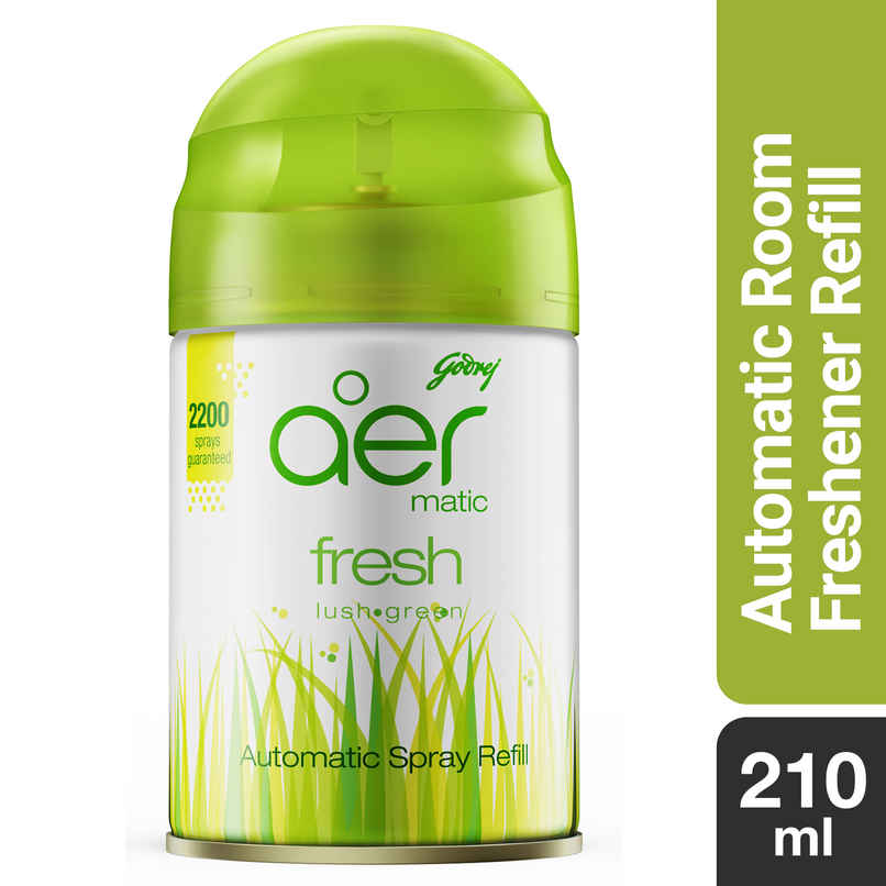 Godrej Aer Matic Fresh Lush Green Automatic Room Fresheners Refill