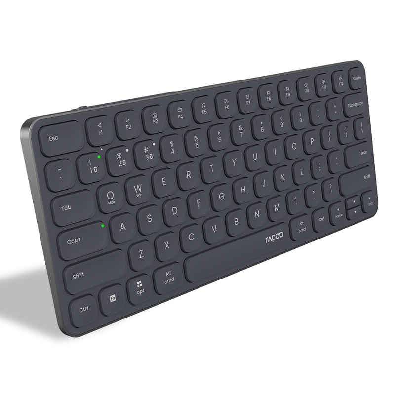 Rapoo E9050L Bluetooth Wireless Multi-Device Keyboard | Connect with 4 Devices | Grey