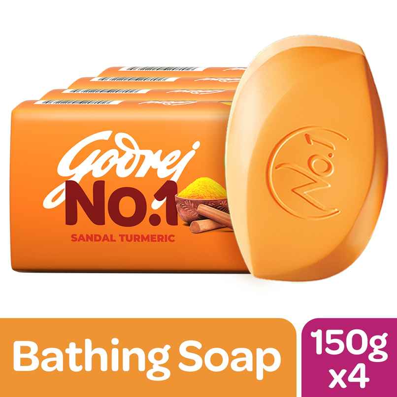Godrej No.1 Bath Soap – Sandal & Turmeric