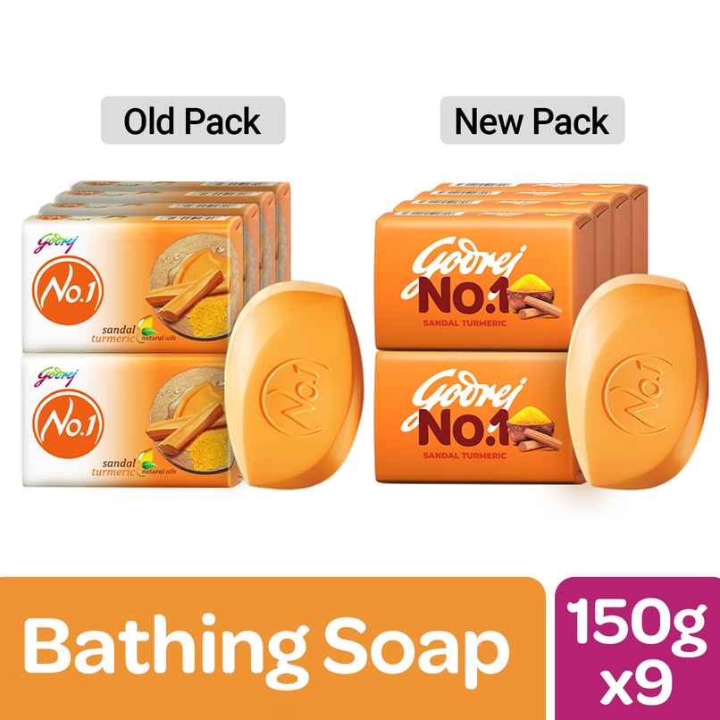 Godrej No.1 Sandal And Turmeric Bath Soap