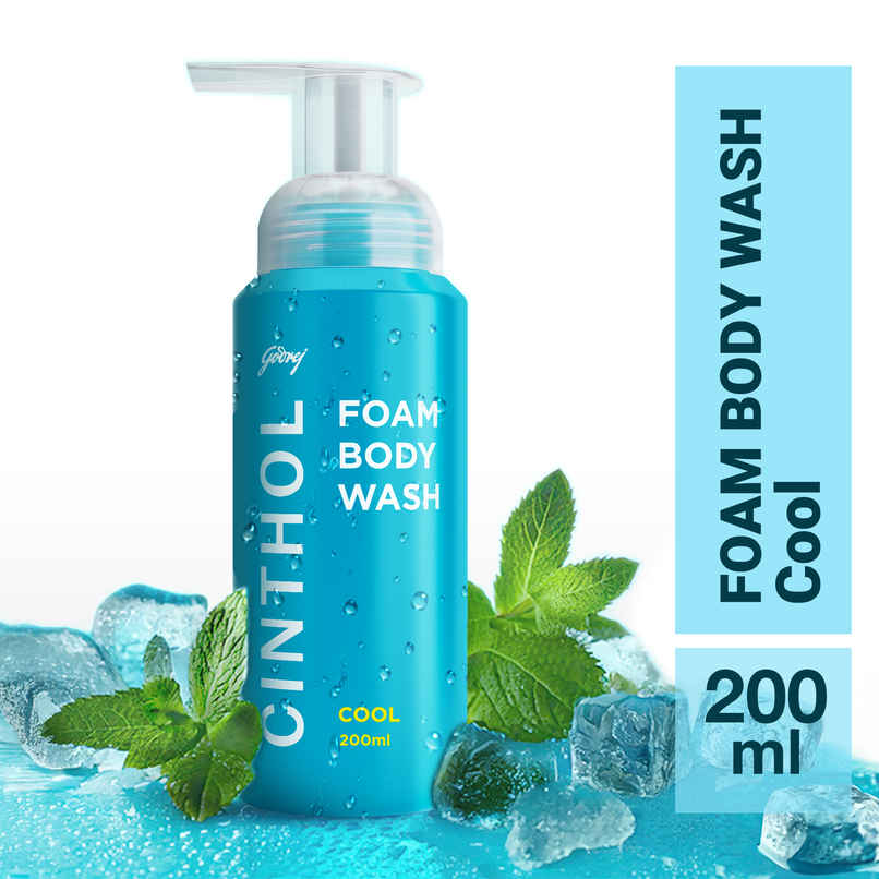 Cinthol Cool Foaming Body Wash | Glycerin Shower Gel