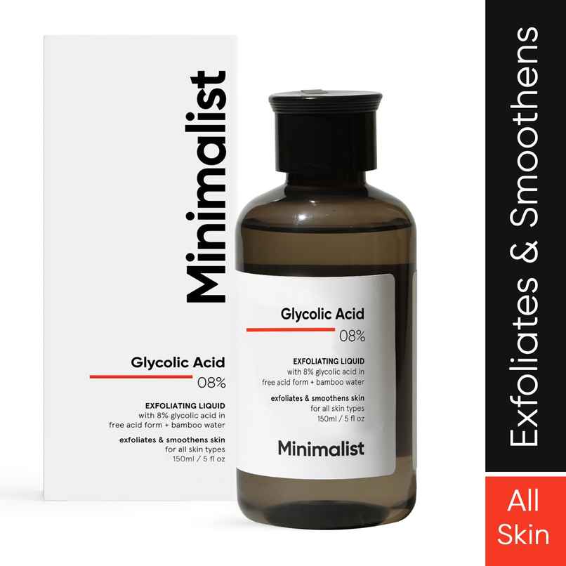 Minimalist 8% Glycolic Acid Toner For Glowing Skin