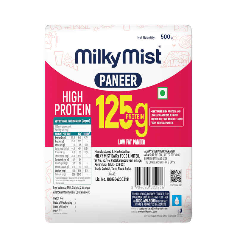 Milky Mist High Protein Paneer