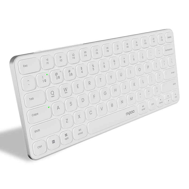 Rapoo E9050L Bluetooth Wireless Multi-Device Keyboard | Connect with 4 Devices | White