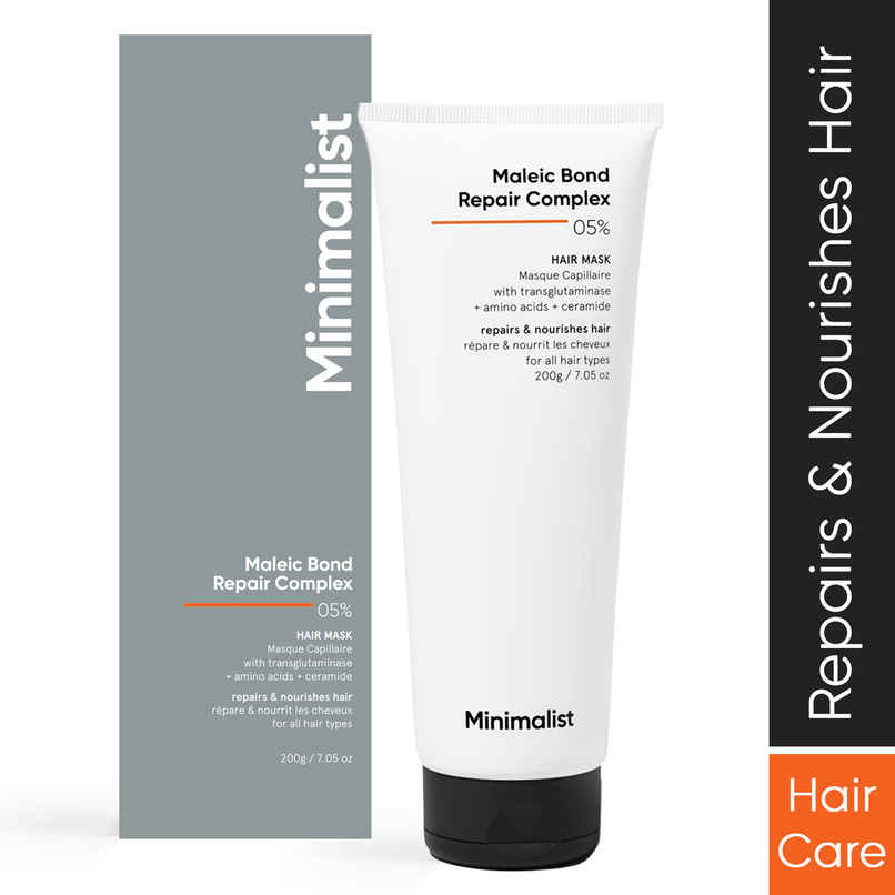 Minimalist Maleic Bond Repair Complex 5% Hair Mask For Men And Women