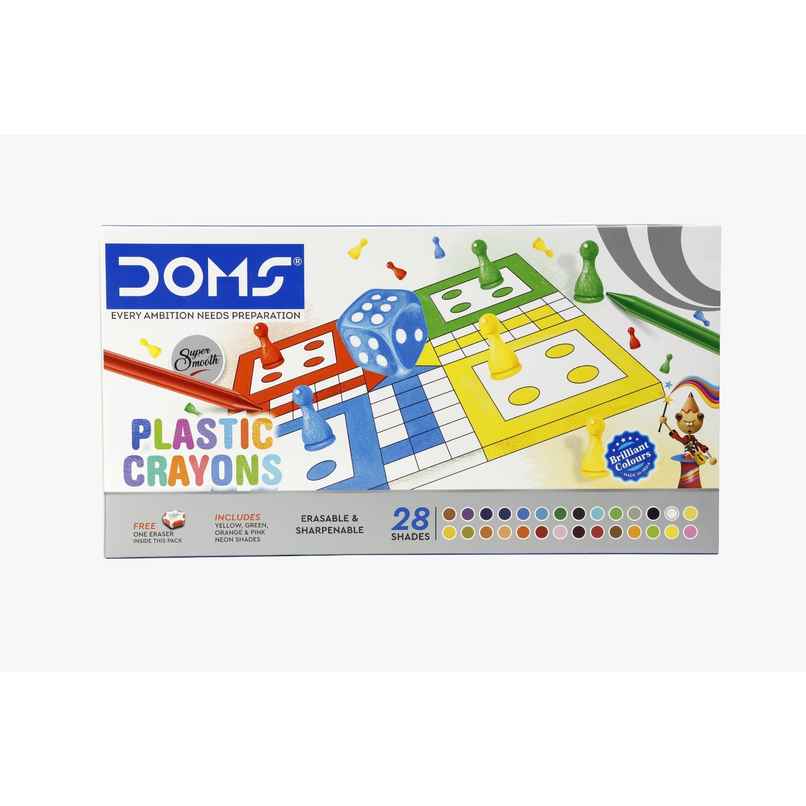Doms Plastic Crayon Box | Creative Art Set