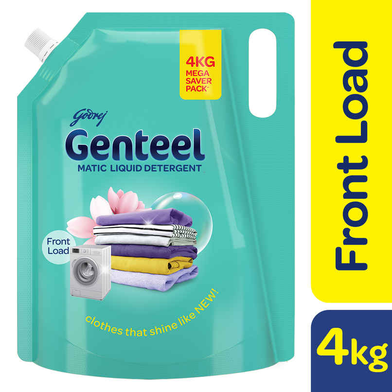 Genteel Liquid Detergent Refill Pouch - Front Load