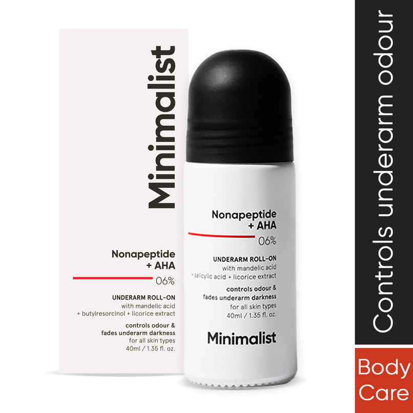 Minimalist Nonapeptide + Aha 06% Underarm Roll On Minimalist Nonapeptide + Aha 06% Underarm Roll On