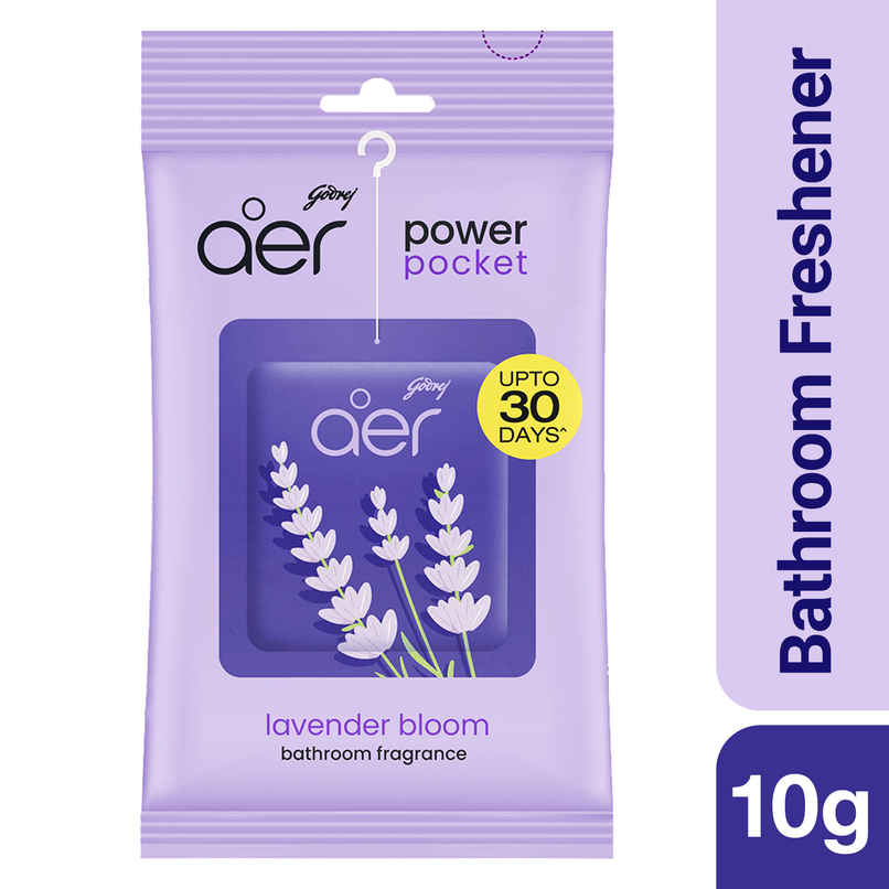 Godrej Aer Lavender Bloom Power Pocket Bathroom Freshener Godrej Aer Lavender Bloom Power Pocket Bathroom Freshener