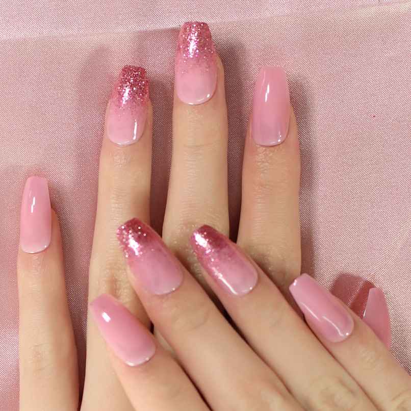 Gush Beauty Nailed It | Reusable Luxury Press On Nails | Long Coffin | Weekend | Pink Gush Beauty Nailed It | Reusable Luxury Press On Nails | Long Coffin | Weekend | Pink