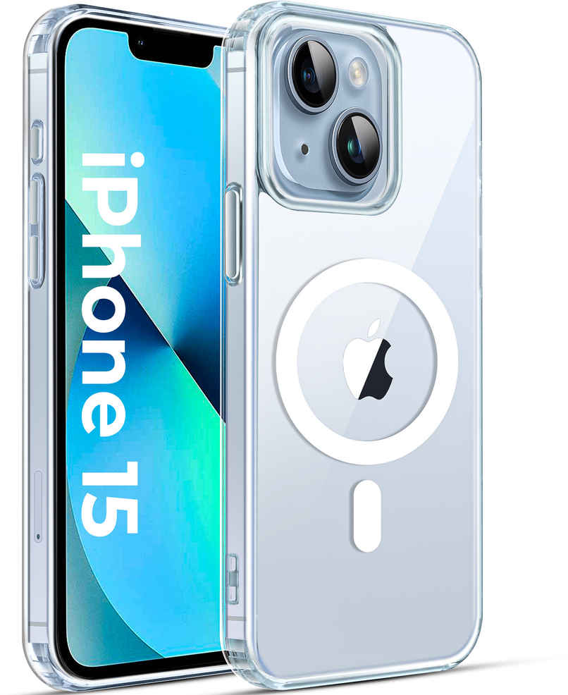 Artistque Case for Iphone 15 Back Cover - Transparent Clear Magsafe