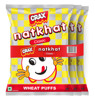 Crax Natkhat Classic Wheat Puff Snacks Crax Natkhat Classic Wheat Puff Snacks