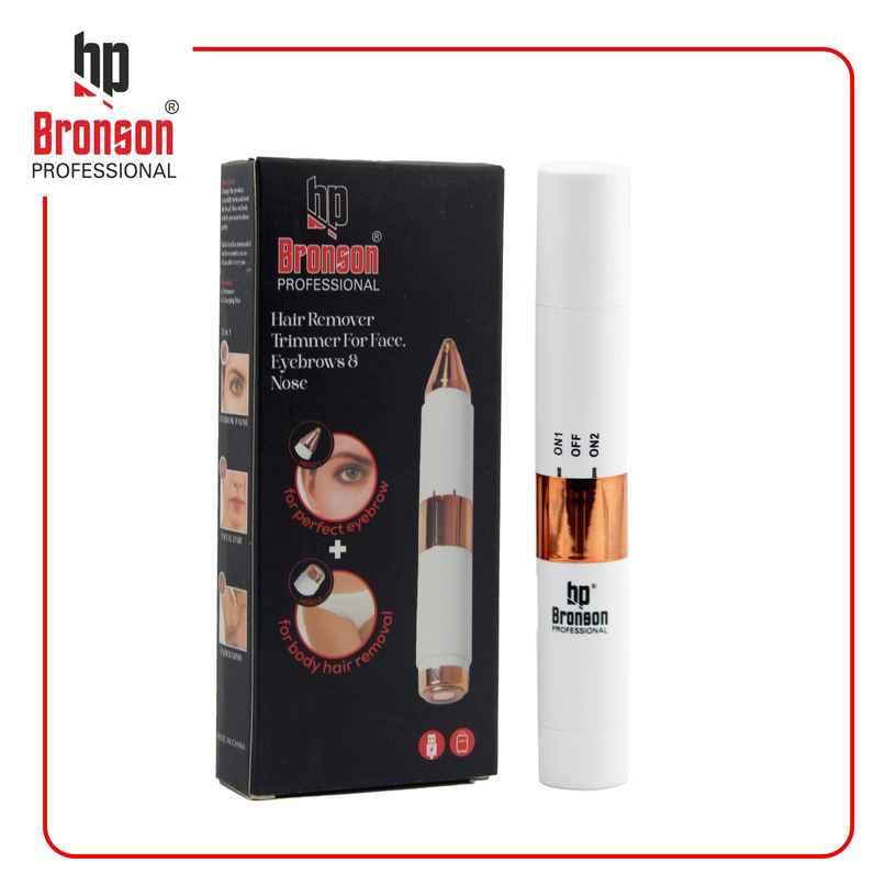 Bronson Professional Facial Hair Remover Eyebrow Nose Underarms Bikini Trimmer Rechargeable