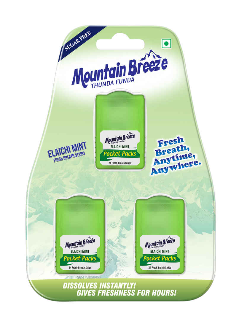 MOUNTAIN BREEZE Sugar Free Strip | Elachimint