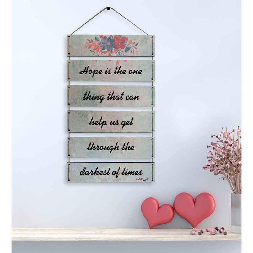 Casacraft by Pepperfry Motivational Quotes Multicolour MDF Wall Hanging Casacraft by Pepperfry Motivational Quotes Multicolour MDF Wall Hanging