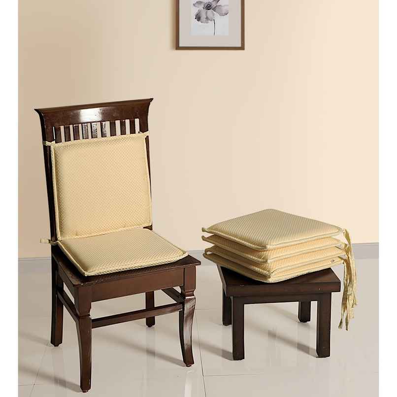 Casacraft by Pepperfry Chair Pads 16 x 16 Inches | Set of 2