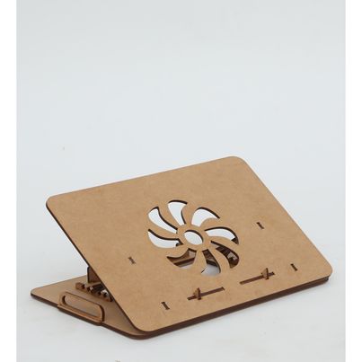 Casacraft From Pepperfry Engineering Wood MuLiteripurpose Foldable Laptop Table in Natural Finish