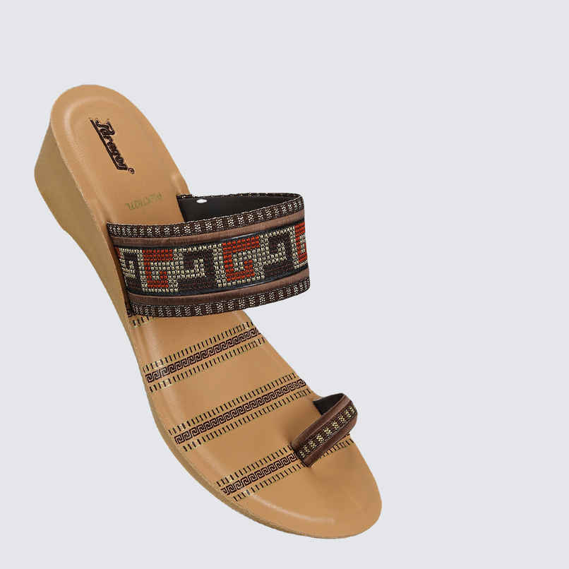 Paragon Women's Brown Pu Sandals PUK7027L UK 4