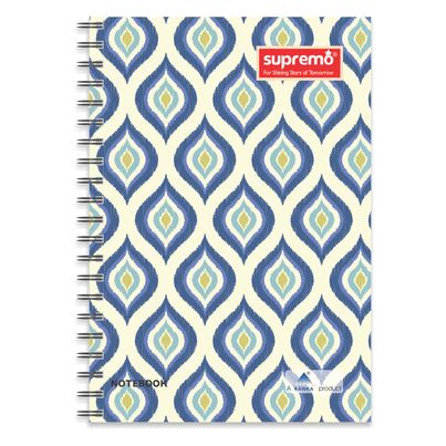 Ranka Supremo A5 Wiro Notepads Ruled, 160 Pages - Assorted