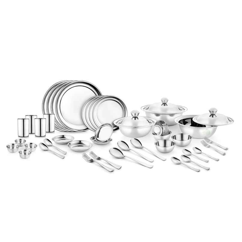 Jensons 46 Pcs Dinner Set Plain