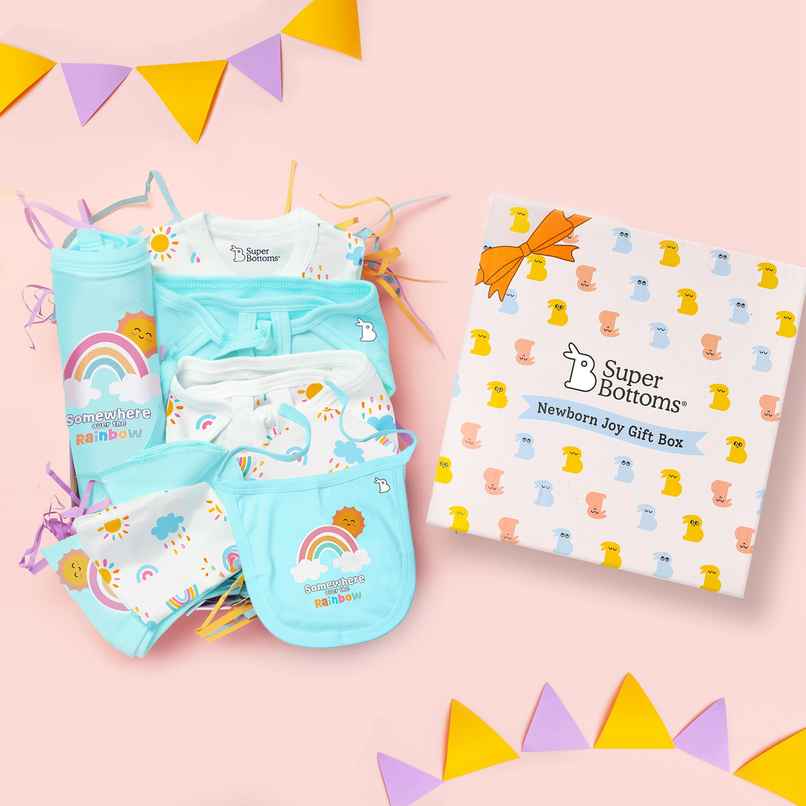 SuperBottoms Newborn Baby Gift Set (0-3Months) | Clothing Gift Set Pack Of 11