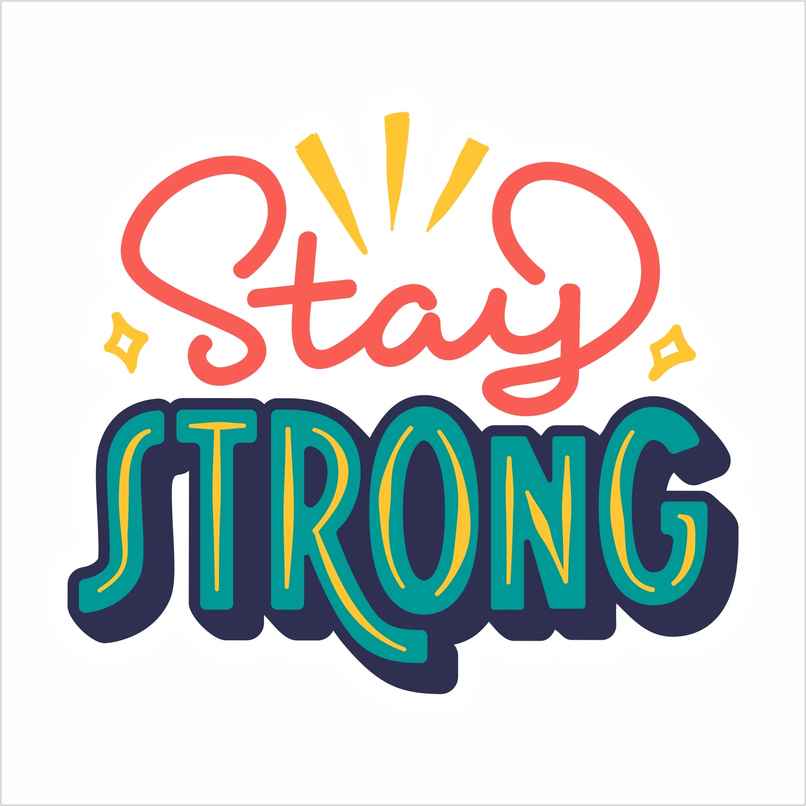 Samsidhi Auto Stay Strong Sticker Samsidhi Auto Stay Strong Sticker