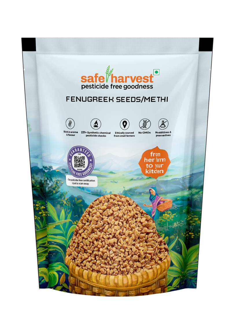 Safe Harvest Pesticide - Free Fenugreek Seeds (Methi)