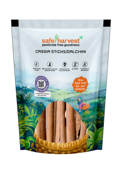 Safe Harvest Pesticide - Free Cassia Sticks (Dalchini)