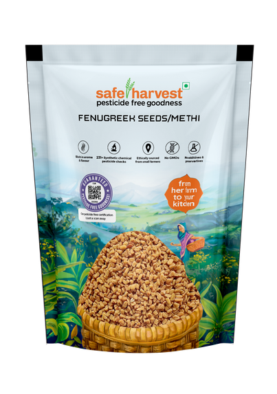 Safe Harvest Pesticide - Free Fenugreek Seeds (Methi)