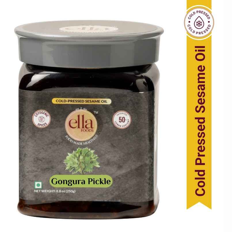 Ella Foods Gongura Pickle Low Sodium Ella Foods Gongura Pickle Low Sodium