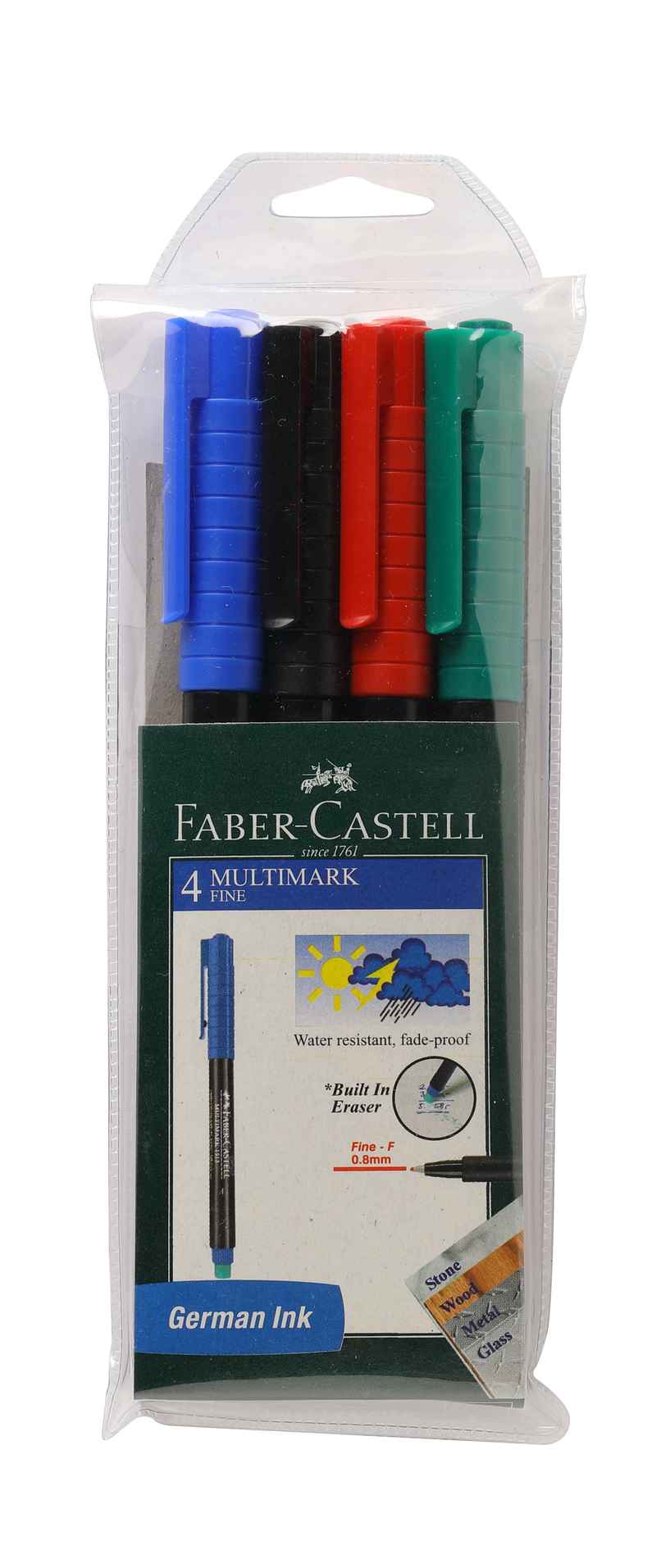 Faber-Castell-Multi Marker Set Of 4