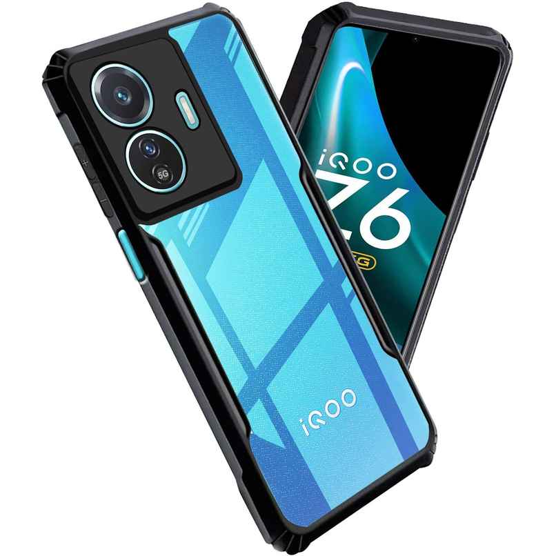 Artistque Case For Iqoo Z6 Lite 5g Back Cover - Transparent Shockproof Tpu Cover