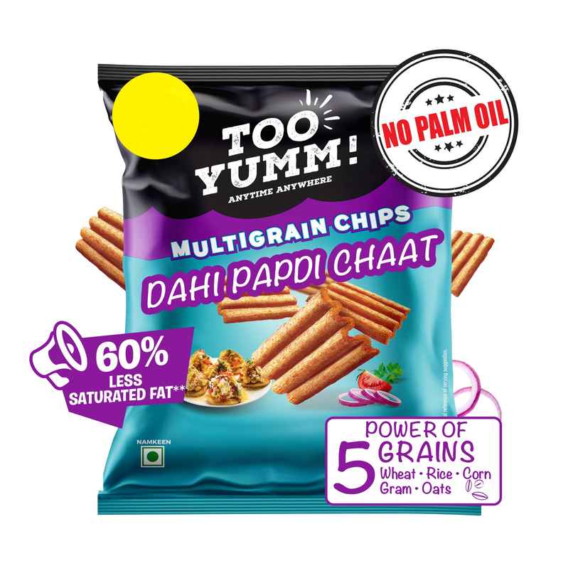 Too Yumm! Dahi Papdi Chaat Multigrain Healthy Chips High Protein Crunchy Crisps Too Yumm! Dahi Papdi Chaat Multigrain Healthy Chips High Protein Crunchy Crisps