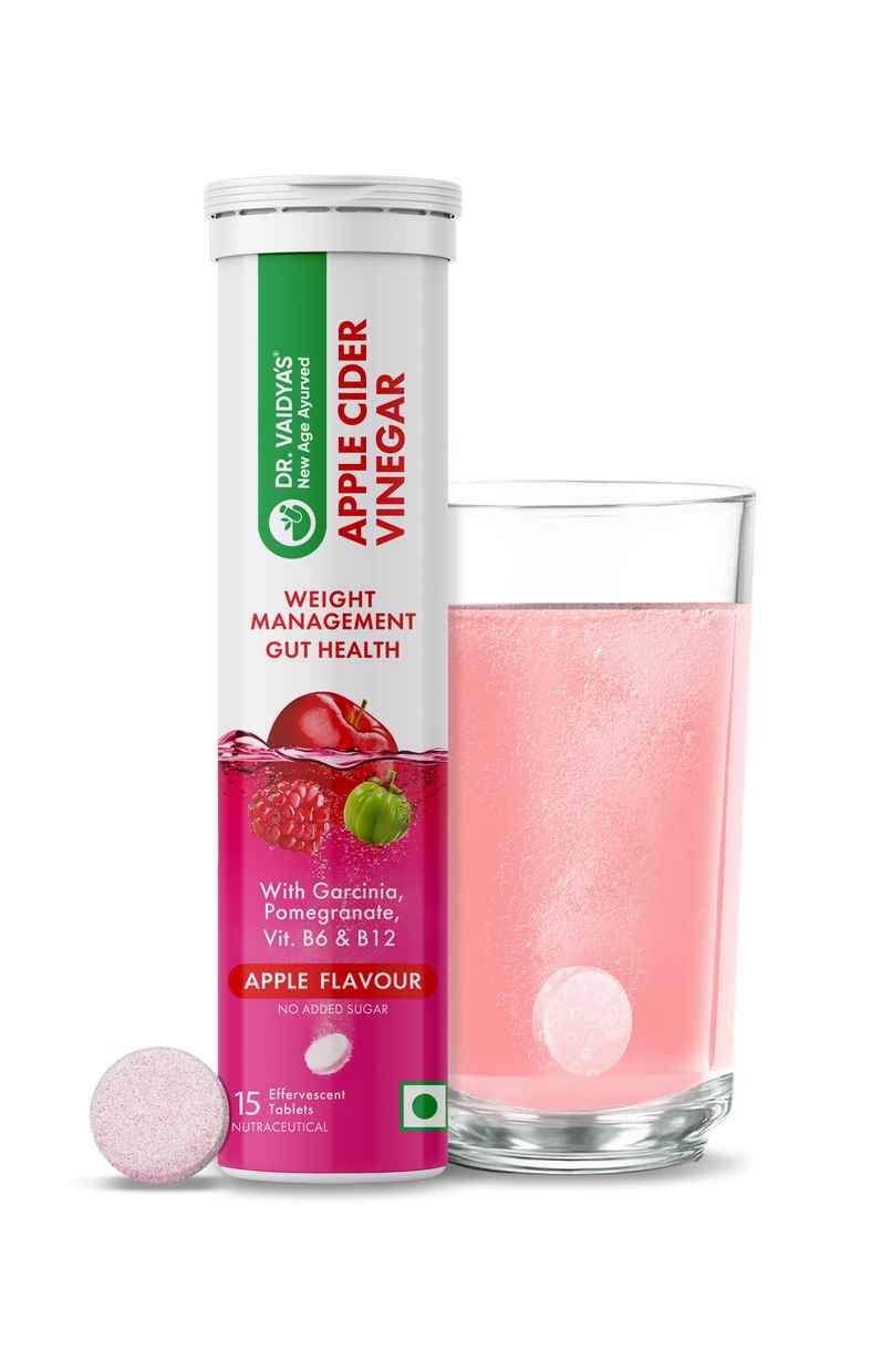 Dr. Vaidya's Apple Cider Vinegar Effervescent Tablets for Weight Loss & Digestion Dr. Vaidya's Apple Cider Vinegar Effervescent Tablets for Weight Loss & Digestion