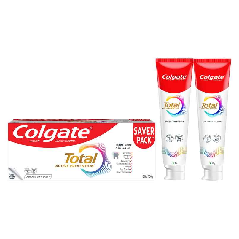 Colgate Total Advanced Health Antibacterial Toothpaste, Whole Mouth Health, Enamel Protection, Combo Colgate Total Advanced Health Antibacterial Toothpaste, Whole Mouth Health, Enamel Protection, Combo