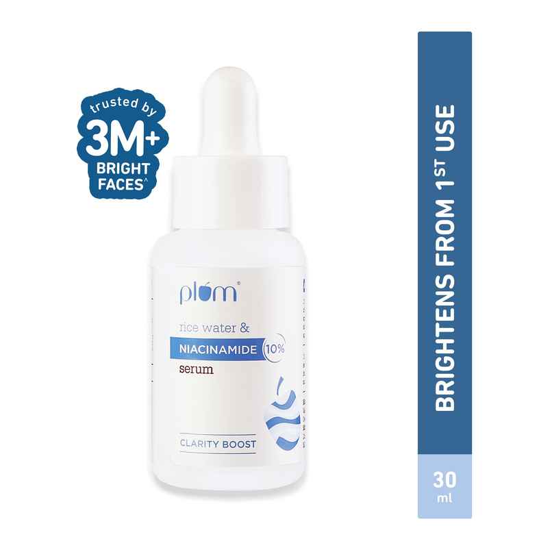 Plum Rice Water & 10% Niacinamide Serum