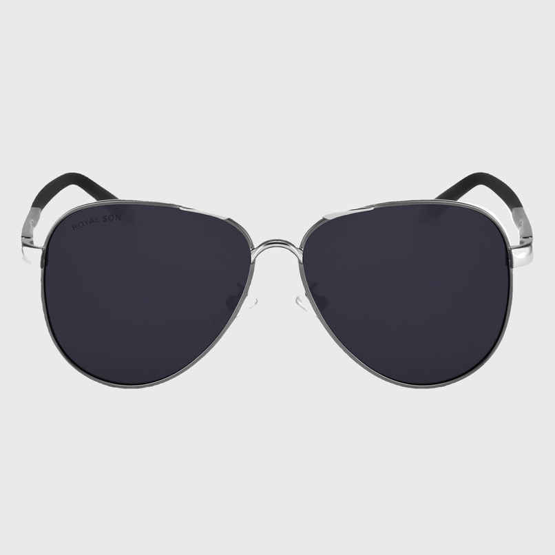 Royal Son Full Rim | Aviator | Polarized | Large | Unisex Sunglasses - CHI0082 - C1