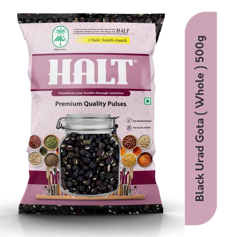 Halt Black Urad Whole Gota