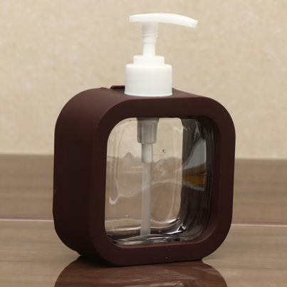 Perpetual Handwash Soap Dispenser Bottle for Wash Basin | Brown Perpetual Handwash Soap Dispenser Bottle for Wash Basin | Brown