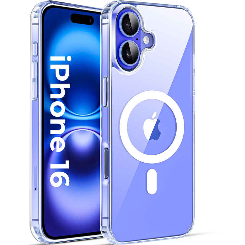Artistque Case for Iphone 16 Back Cover - Transparent Clear Magsafe