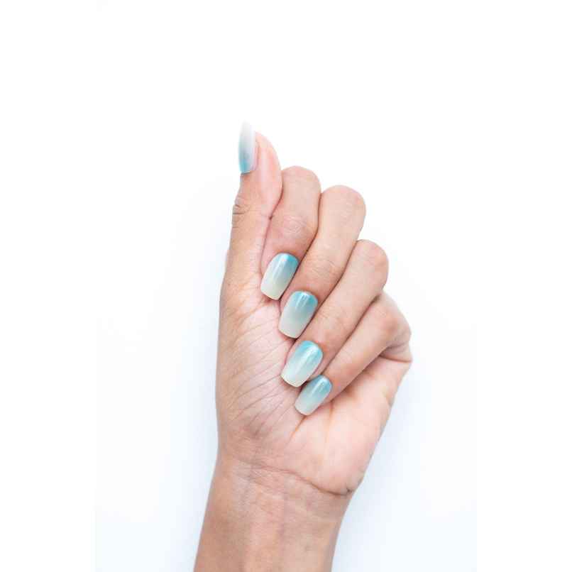 Gush Beauty Nailed It | Reusable Luxury Press On Nails With Application Kit - Ocene cat eye