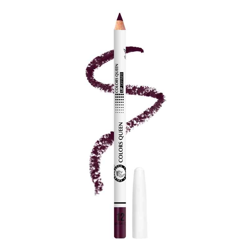 Colors Queen Ultime Pro Lip Definer Pencil | Burgundy - 12