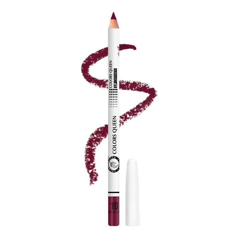 Colors Queen Ultime Pro Lip Definer Pencil | Mulberry - 10 Colors Queen Ultime Pro Lip Definer Pencil | Mulberry - 10