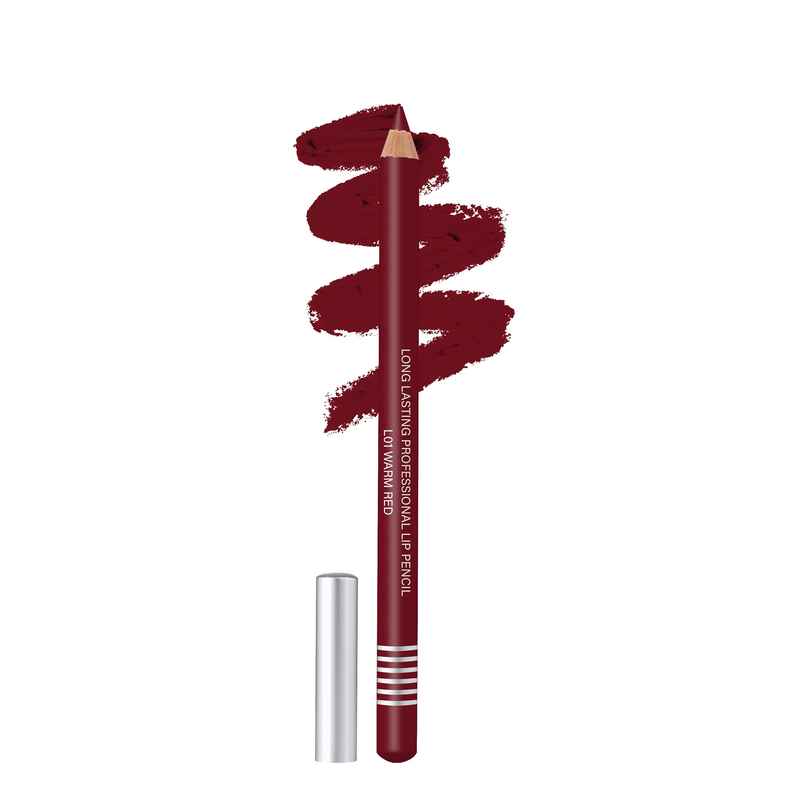 Colors Queen Lip Liner Pencil Non Transfer Lip Liner for Makeup Lip Liner Pencil | Warm Red