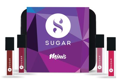 SUGAR Cosmetics Smudge Me Not Liquid Mini Lipstick Set - Nude Set