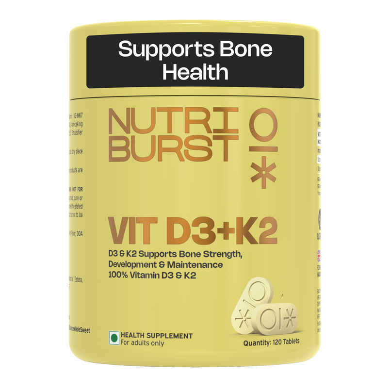 Nutriburst Vitamin D3 + K2 Tablets Nutriburst Vitamin D3 + K2 Tablets